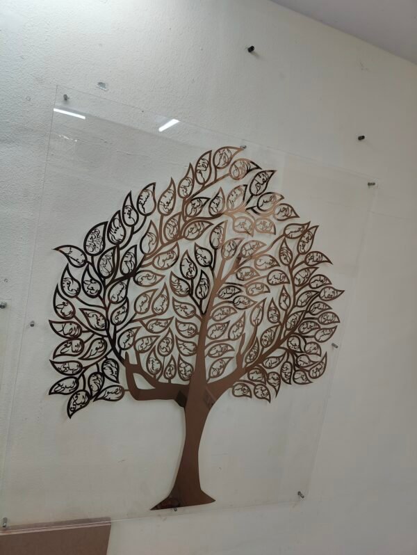 99 names of Allah in the shape of tree
